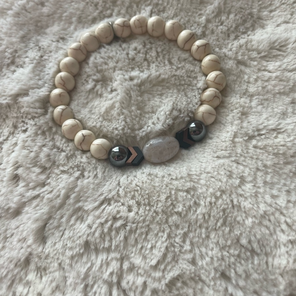 Rustic Cuff Beaded Bracelet